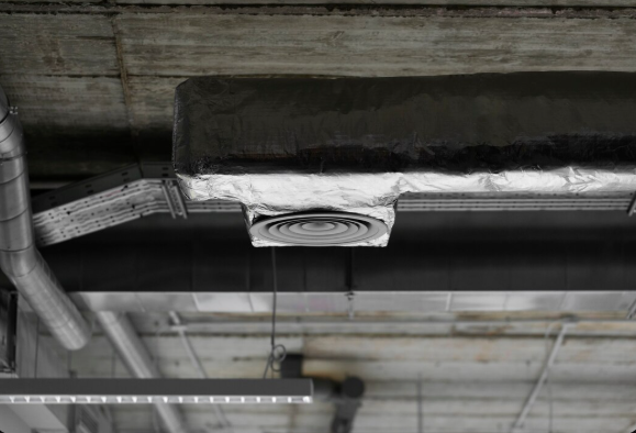 Roof ventilation system on a residential roof